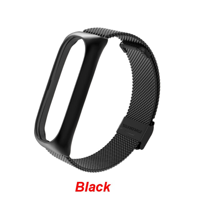 Strap For Xiaomi Mi Band 6 5 Wrist Metal Bracelet Screwless Stainless Steel MIband for Mi Band 6 5 Strap Wristbands Pulseira