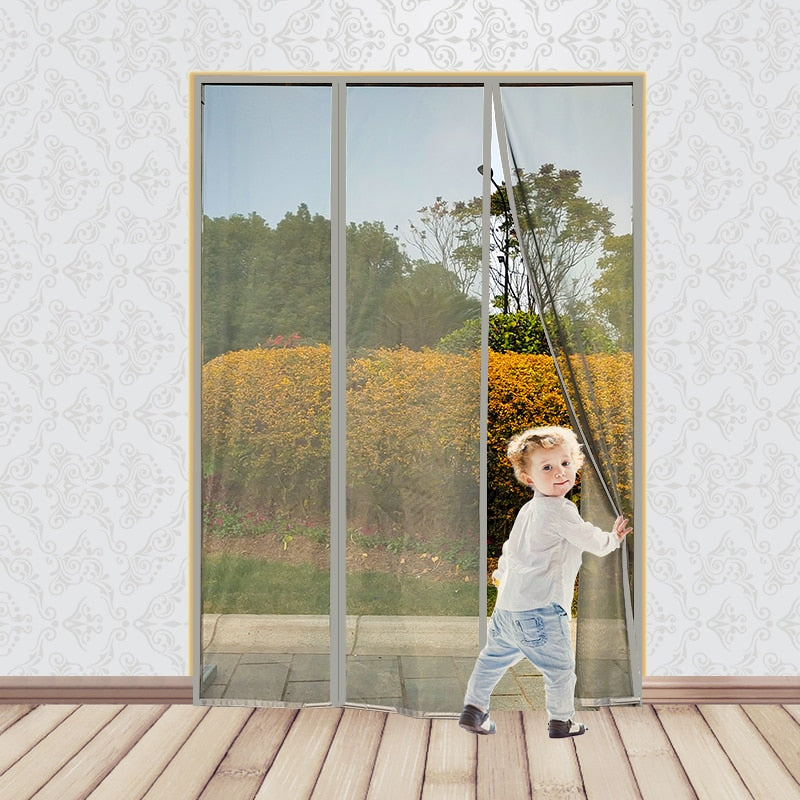 Strong Magnetic Door Curtain,Anti-mosquito And Insect-Proof Automatic Closing Invisible Gauze ,Large-Size Custom Door Curtain,