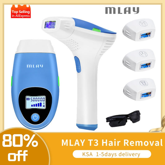 Mlay Laser Hair Removal Malay Laser Permanent IPL Hair Removal Machine for Woman With 3 Hair Removal Lamp depilador a laser