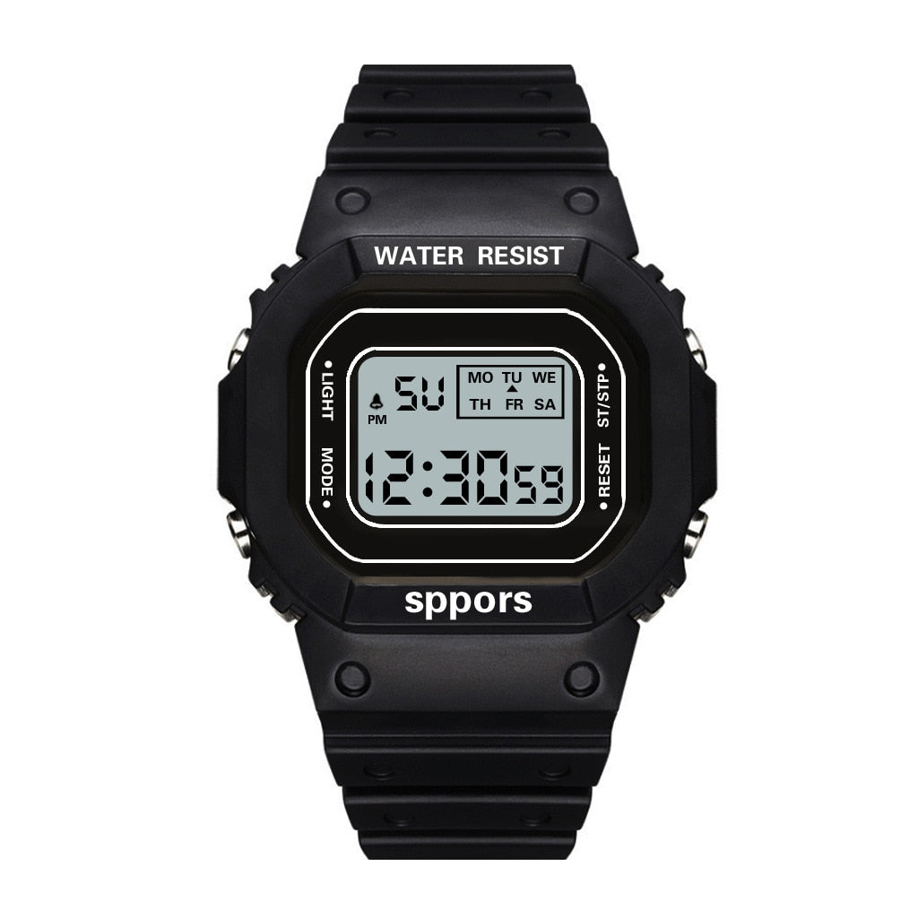 New Fashion Transparent Digital Watch Square Women Watches Sports Electronic Wrist Watch Reloj Mujer Clock Dropshipping