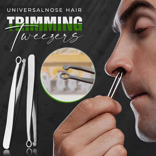 Nose Hair Trimming Tweezers Nose Trimmer Tweezer Round Tip Perfect Steel Nose Hair Removal Trimming Nose Hair Removal Tweezers
