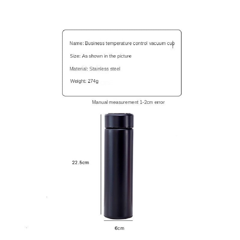Smart Insulation Cup Intelligent Digital Vacuum Water Cup Touch Display Temperature 304 Stainless Steel Creative Business Gift