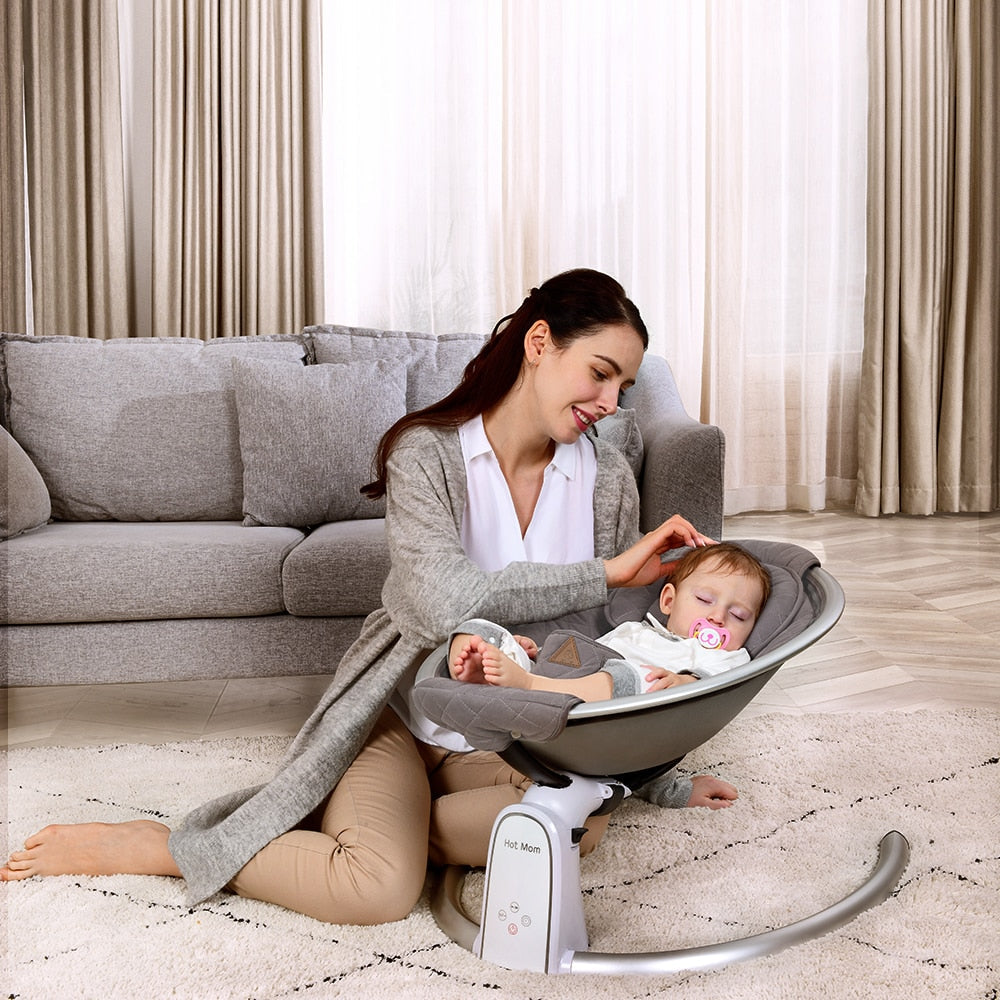 Electric Bluetooth Gear Swing Baby Bouncer