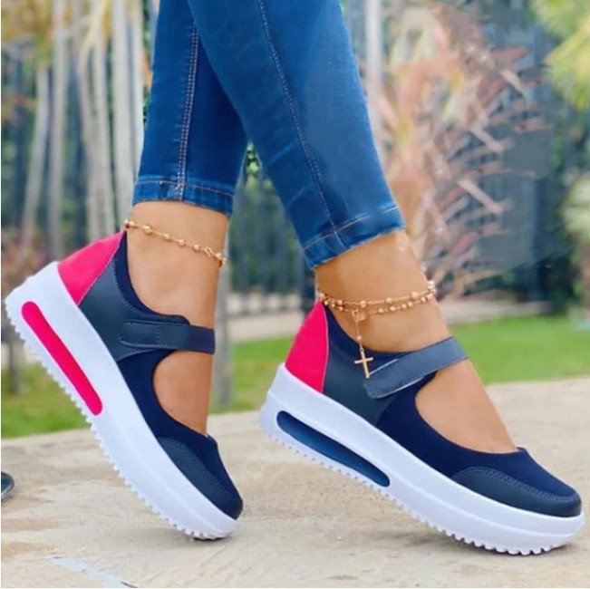 Vulcanize Shoes Sneakers Women Shoes Ladies Slip-On Knit Solid Color Sneakers for Female Sport Mesh Casual Shoes for Women 2021