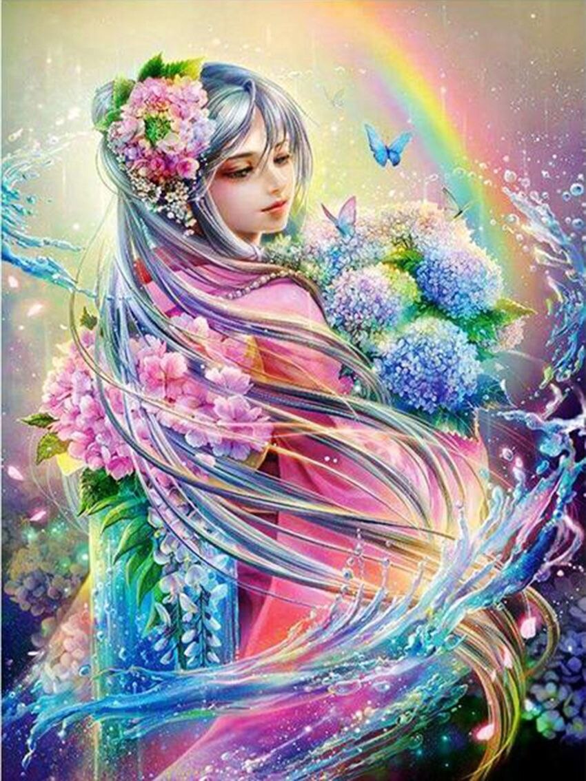 RUOPOTY 5D DIY Diamond Painting Space Aurora Full Square Drill Diamond Embroidery Scenery Rhinestone Picture Home Decor DIY Gift