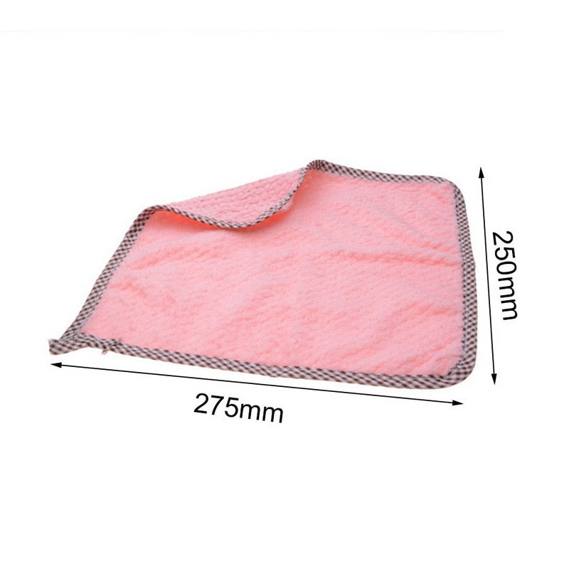 Kitchen daily dish towel, dish cloth, kitchen rag, non-stick oil, thickened table cleaning cloth, absorbent scouring pad