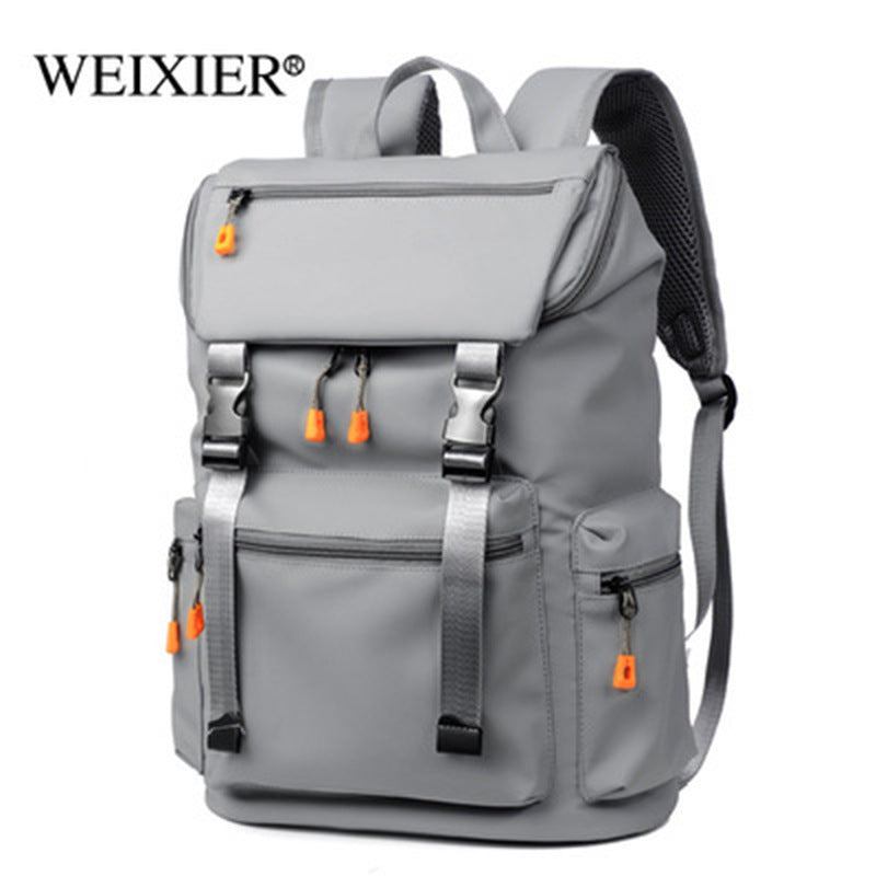 Men's shoulder bag large capacity travel fashion trend outdoor mountaineering bag business casual shoulder bag computer backpack