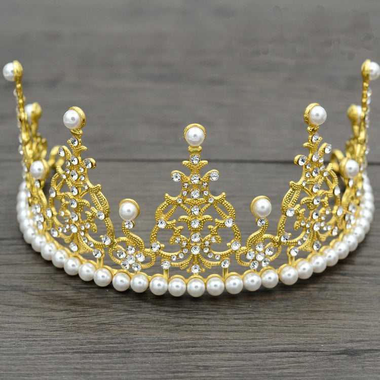 Bride Crown Baby Wing Crown Head Decoration Birthday Cake Crown Decorative Princess Lace Crown Shrou Wholesale