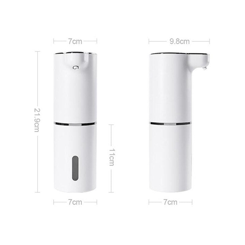 1PC White 300ML Automatic Foam Soap Dispensers Smart Foam Machine Infrared Liquid Soap Dispenser Pump Hand Sanitizer