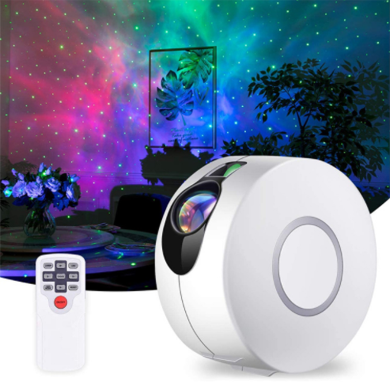 Colorful Galaxy Starry Sky Projector Rotating Water Waving Night Light Led Cloud Lamp for Bedroom Kids Gift Starry Lights
