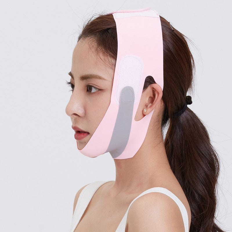 Elastic Face Slimming Bandage V Line Face Shaper Women Chin Cheek Lift Up Belt Facial Anti Wrinkle Strap Face Care Tools