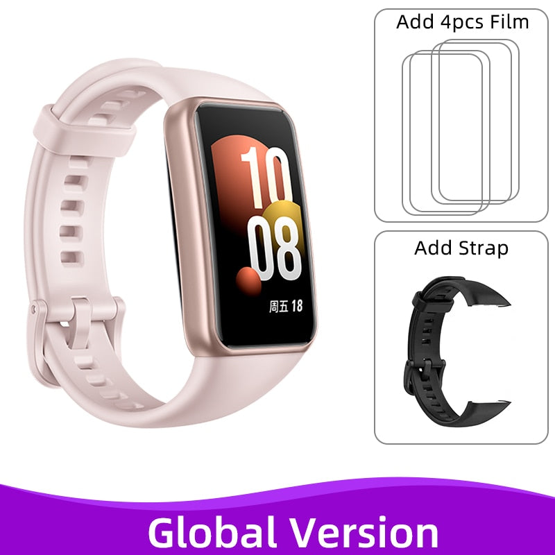 Global Version Honor Band 7 Smart Bracelet 1.47'' AMOLED Screen Blood Oxygen Heart Rate Monitor 5ATM Smartband Bluetooth 14 Days