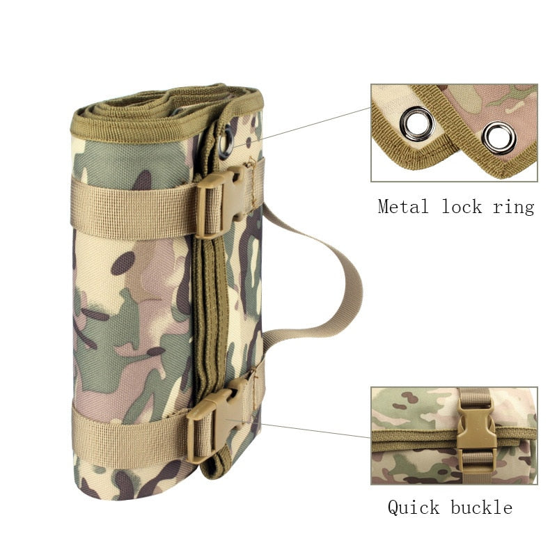 Tactical Shooting Mat Lightweight Roll Up Camping Mat Non-slip Gun Hunting Pad Waterproof Picnic Blanket Hunting Accessory