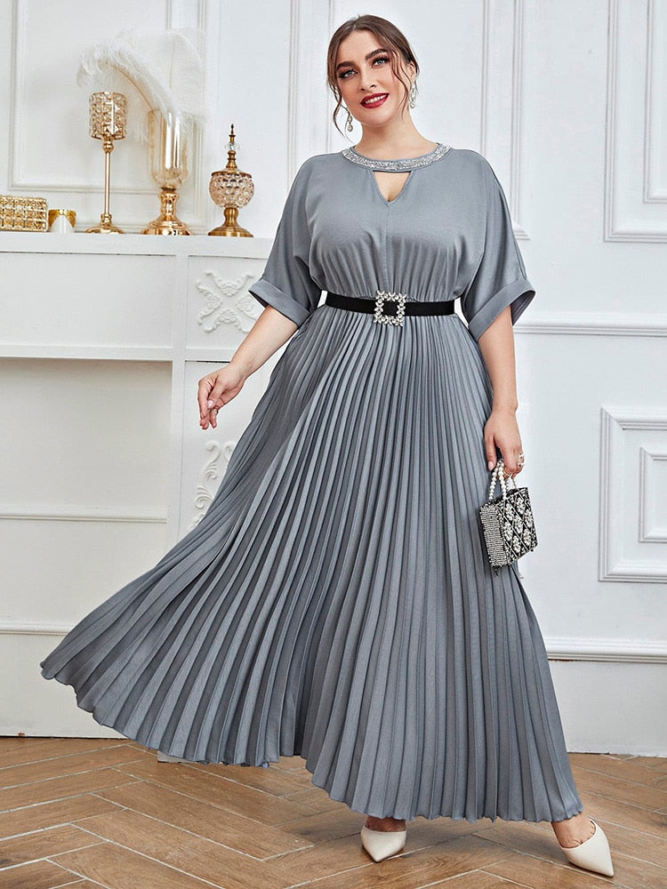 TOLEEN Women Plus Size Large Maxi Dresses 2022 Summer Luxury Designer Long Chic Elegant Evening Party Wedding Festival Clothing