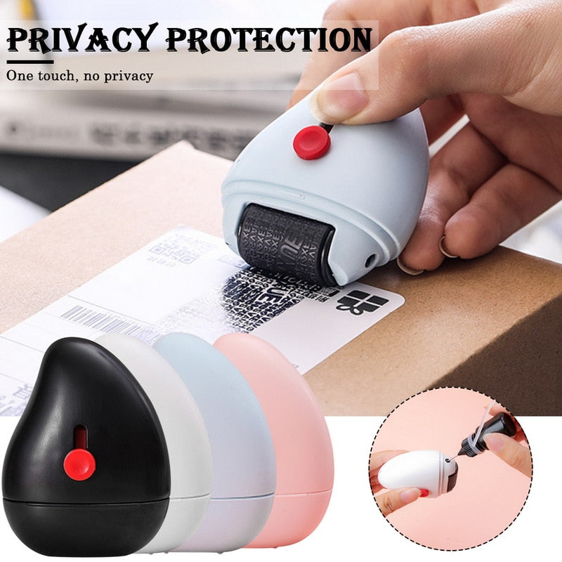Theft Protection Roller Stamp for Privacy Confidential Data Guard Your Security Stamp Roller Privacy Seal Roller Theft Protect