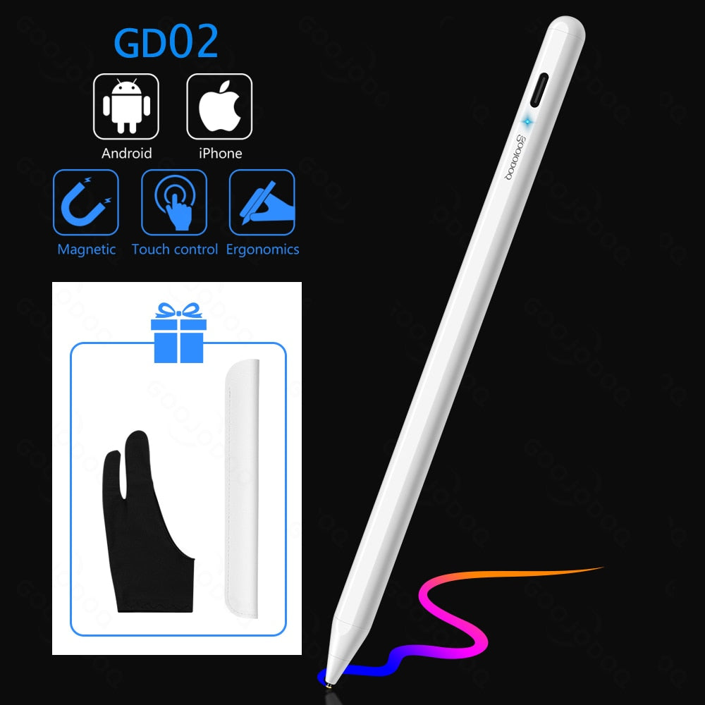 For iPad Pencil Stylus Pen for Apple Pencil 1 2 Touch Pen for Tablet IOS Android Stylus Pen Pencil for iPad Xiaomi Huawei Phone