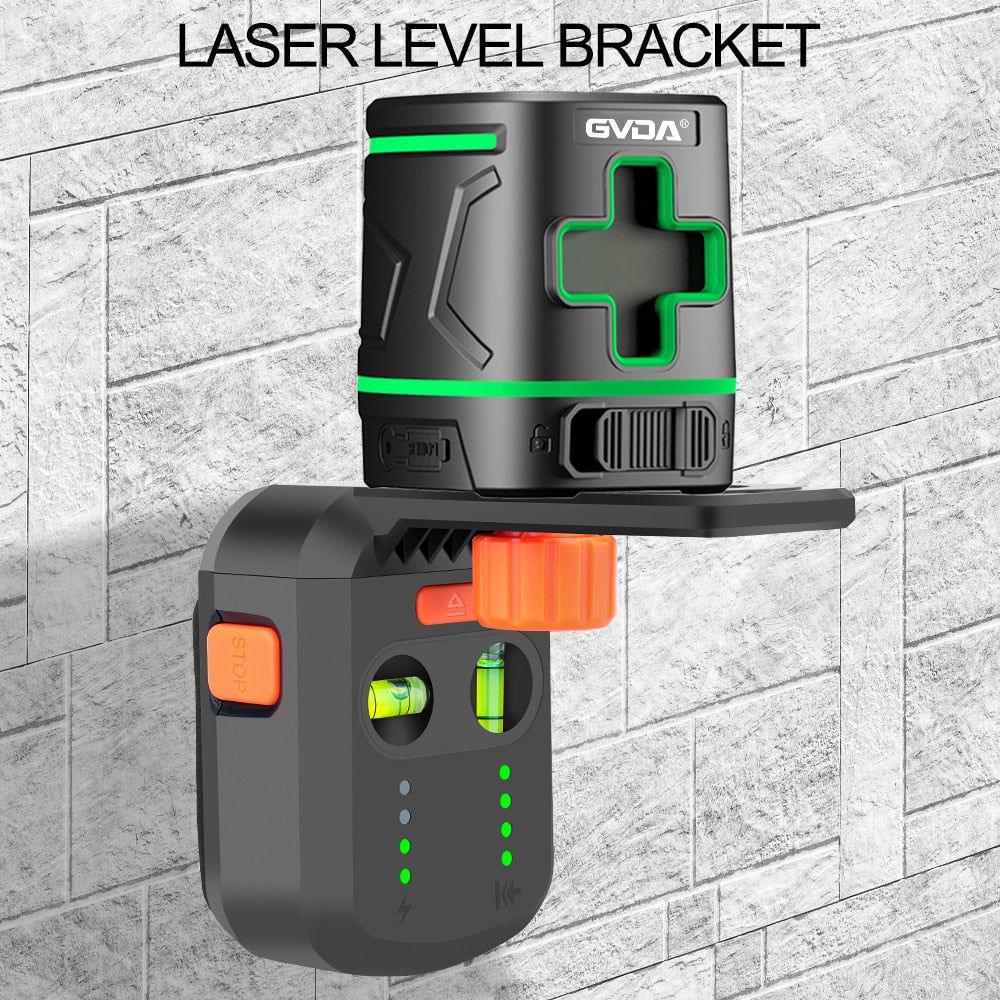 GVDA Laser Level Mobile Bracket Alignment Drilling Tools Electric Suction Vacuum Drilling Dust Collector for Hammer Screwdriver