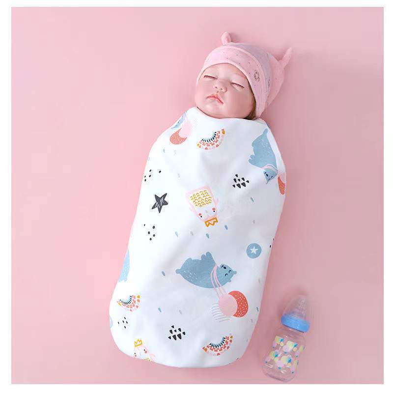Cotton Swaddling Clothes Soft Baby Blankets Newborn Muslin Swaddle Blanket for Newborn Girl & Boy Baby Bath Towel Wrap Sleeping