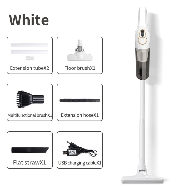 USB Household Vacuum Cleaner Power Suction Car Vacuum Cleaner Vertical Clean Vacuum Cleaner Handheld Sweeper Mopping Machine