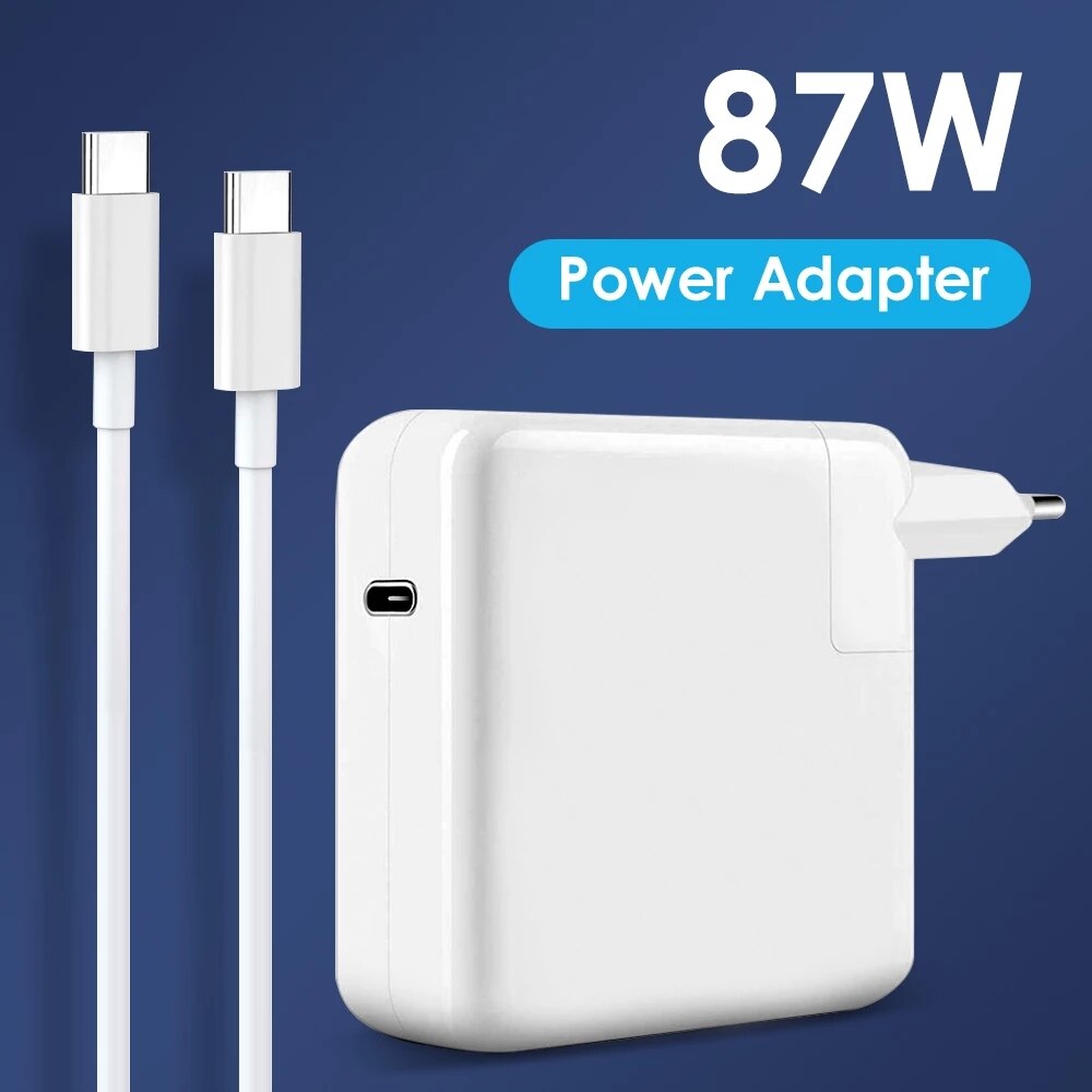 96W Mac Book Pro DP Charger USB C Charger Power Adapter For Microsoft Surface Pro 8 MacBook Air iPad Pro With USB C to C Cable
