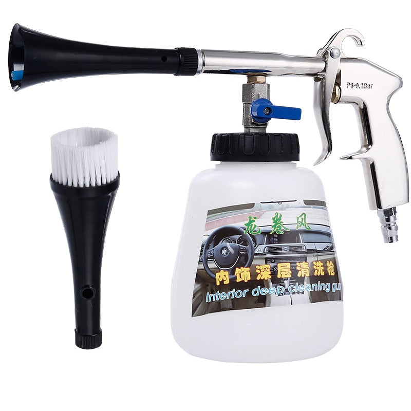 High Pressure Car Washer Dry Cleaning Gun Dust Remover Automobiles Water Gun Deep Clean Washing Tornado Cleaning Tool