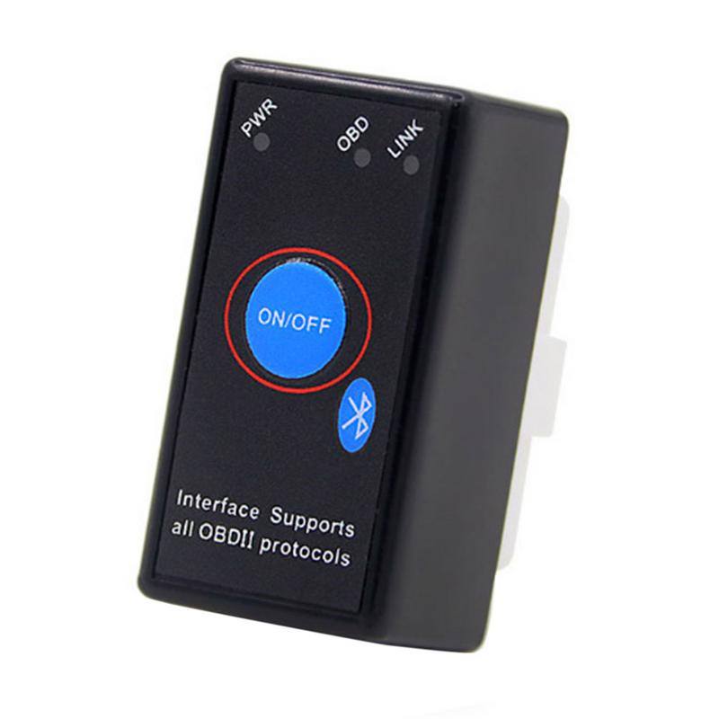 Bluetoothcompatible-compatible OBD2 V1.5 Elm 327 V 1.5 OBD 2 Car Diagnostic-Tool Scanner Elm-327 OBDII Adapter Auto