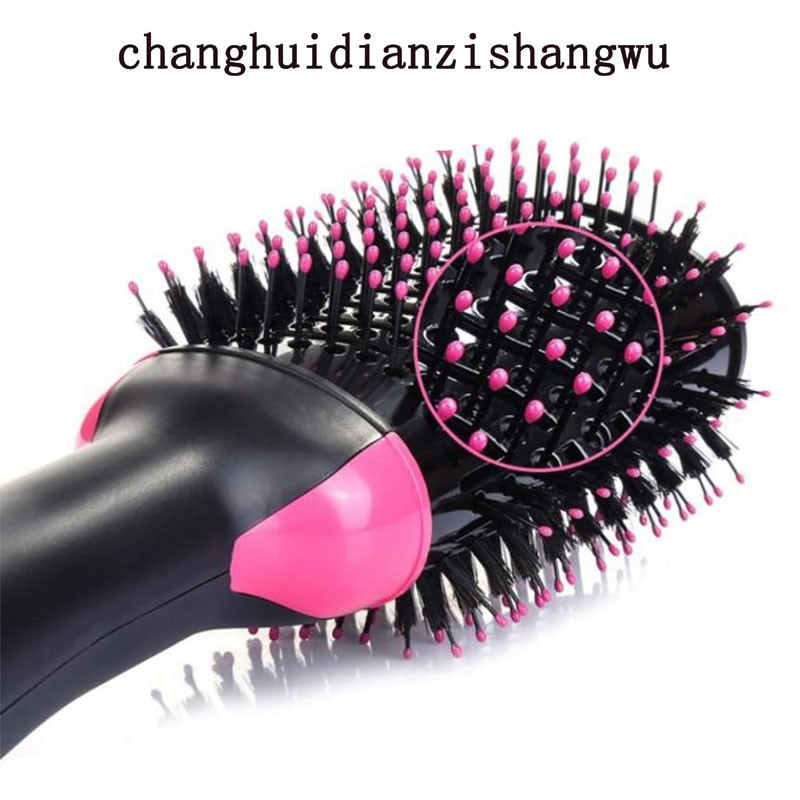 Hair Dryer Hot Air Brush Styler and Volumizer Hair Straightener Curler Comb Roller Electric Ion Blow Dryer Brush