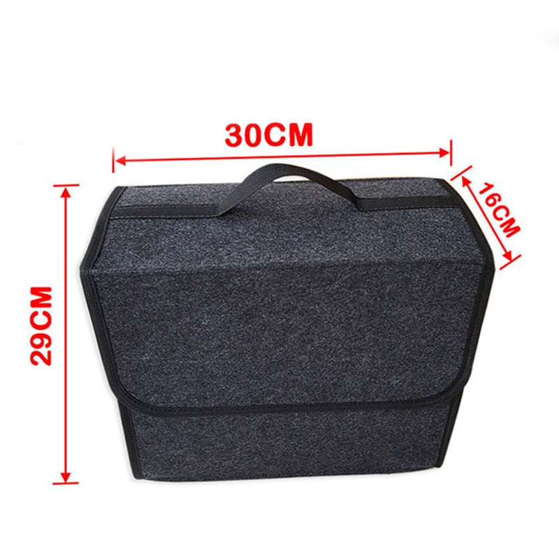 Car Trunk Organizer net pocket handbag holder Soft Woolen Felt Storage box Bag Cargo Tools Tidying Package Blanket Tool Automobi