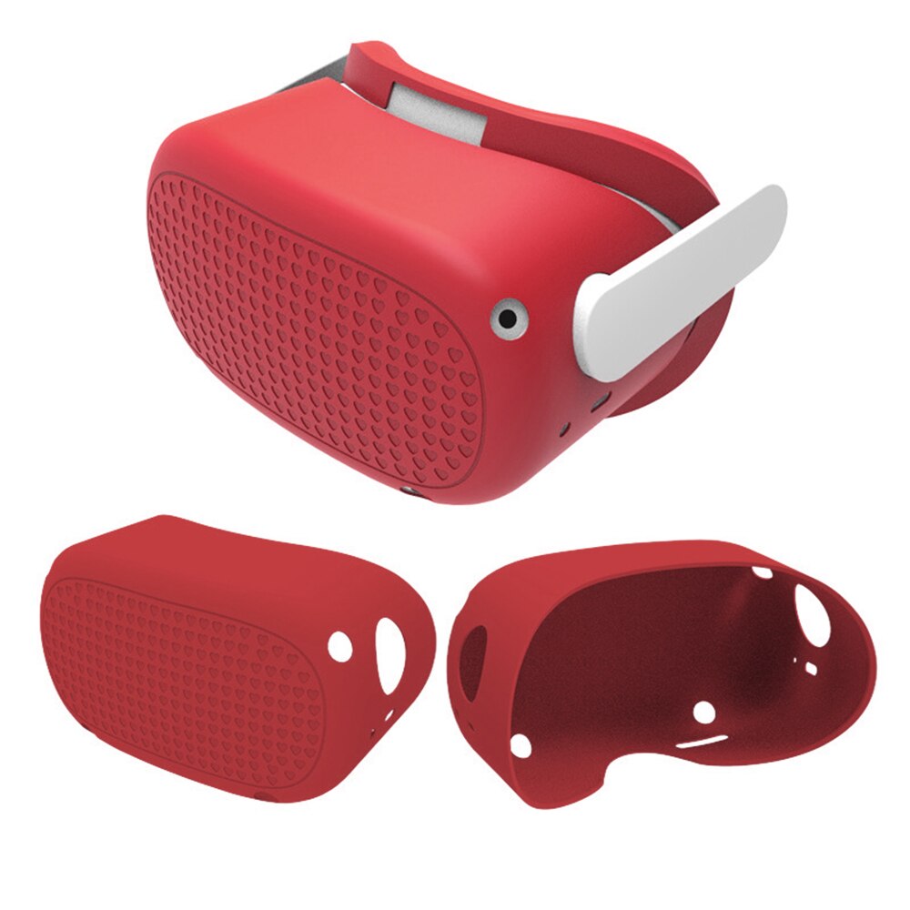 Case For Oculus Quest 2 VR Headset Head Cover smart glasses Anti-Scratches For Oculus Quest 2 Accessories Silicone Protective