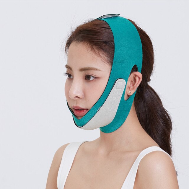 Women Slimming Chin Cheek Slim Lift Up Mask V Face Line Belt Anti Wrinkle Strap Band Facial Beauty Tool Face Slimming Bandage