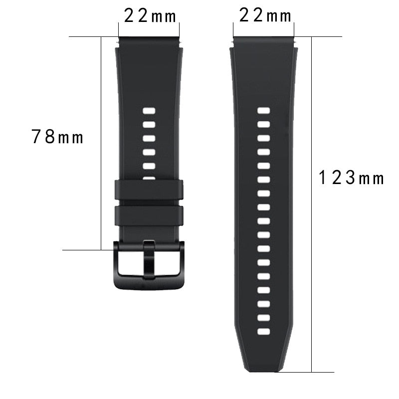 Strap for Huawei Watch GT 2 Pro Band Sport Silicone Replaceable Wrist Strap Fashion Bracelet Watchbands for Huawei Watch GT2 Pro