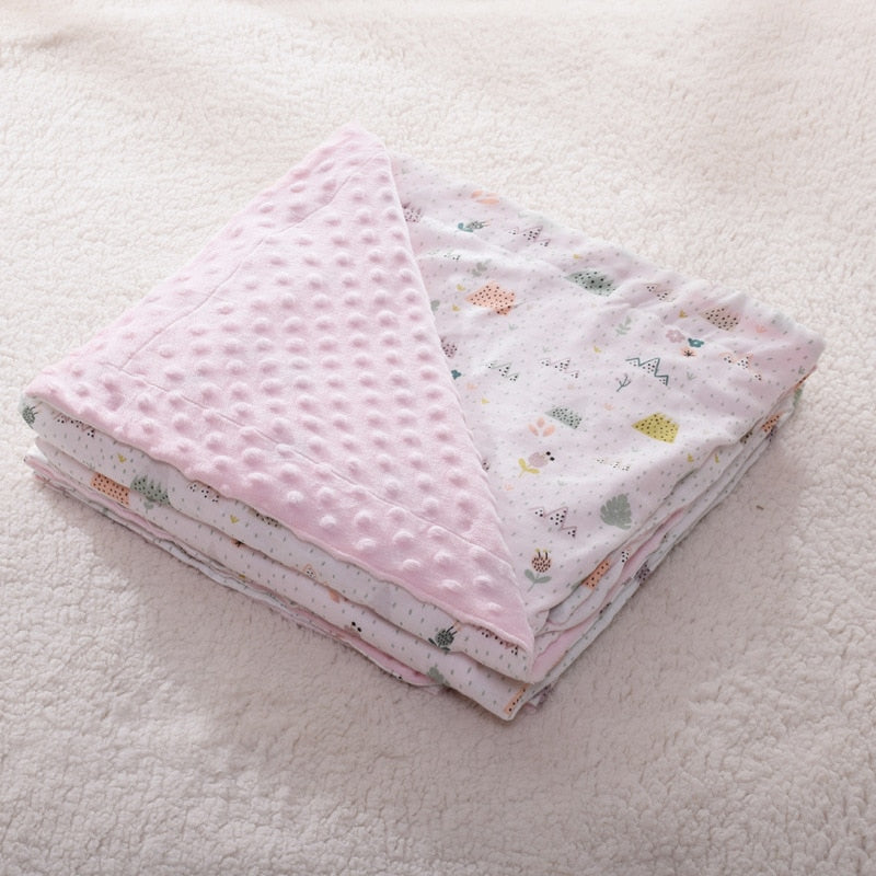 PatPat 100% Cotton Baby Blankets Newborn 6-layer Muslin Cotton Gauze Soft Absorbent Swaddle Blankets Baby for Beds Shower Wipes