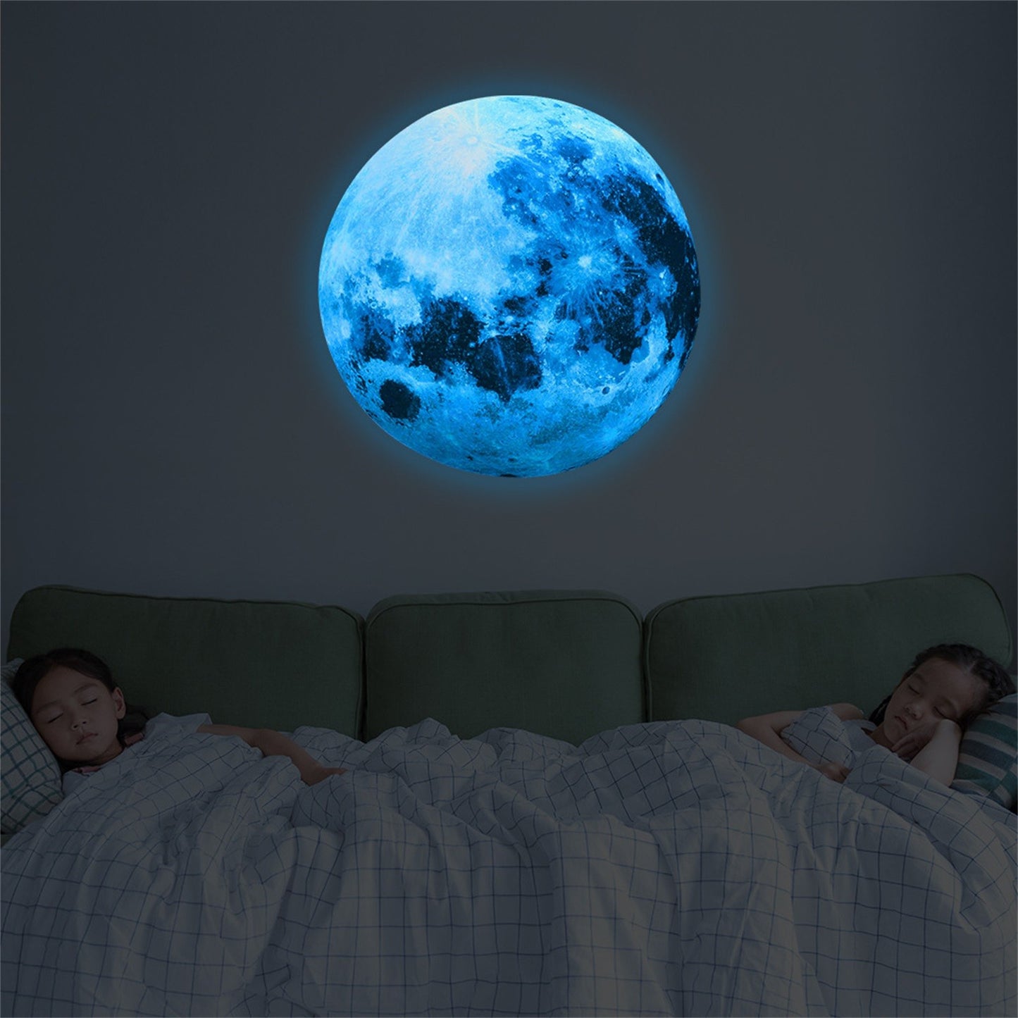 Glowing Planet The Dark Luminous Decal Wall In Moon Space Sticker Wall Sticker for Wall Home Decoration