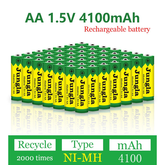 1.5V AA 4100mah rechargeable Ni MH battery is used for various equipment remote control mouse small fan electric toys