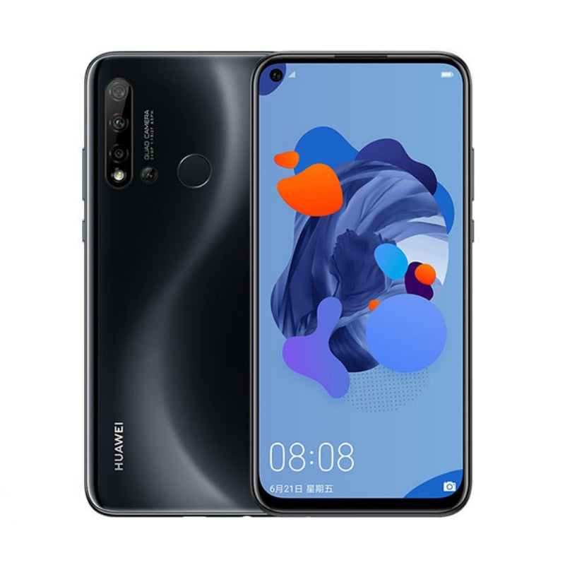 Original HUAWEI Nova 5i Smartphone Android 6.4 inch 24MP+24MP Camera 8GB 128GB Cell phone 4G Google Play Store Mobile phones