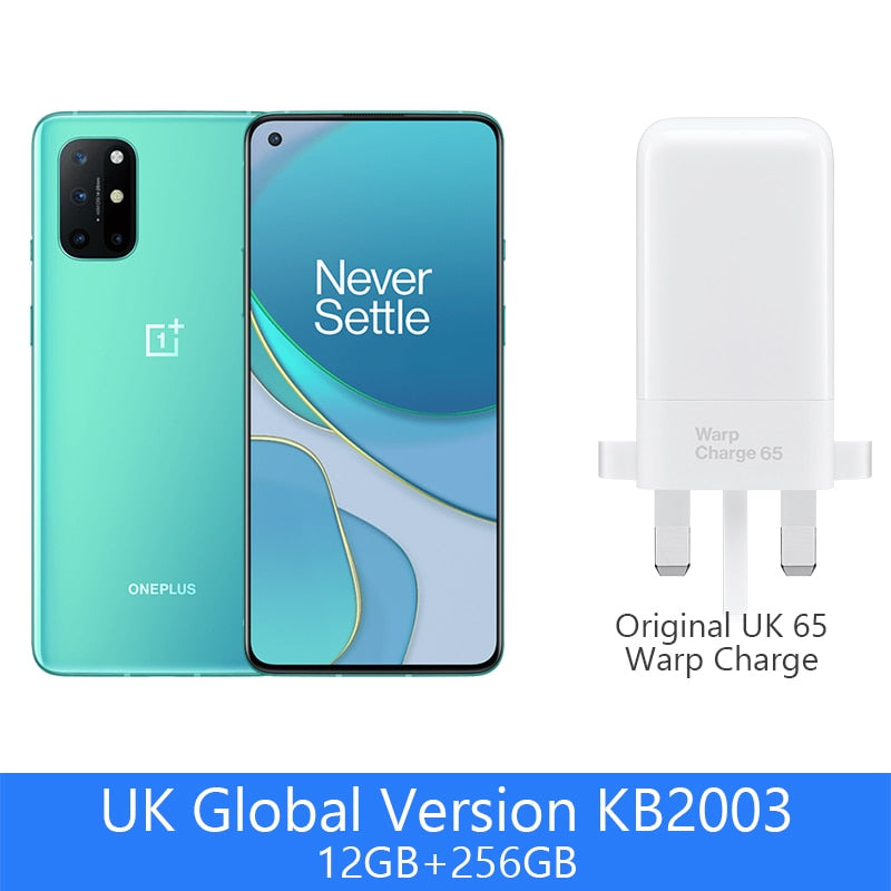 Global Version OnePlus 8T 8 T 8GB 128GB Snapdragon 865 5G Smartphone 120Hz AMOLED Screen OnePlus Official Store Warp Charge 65