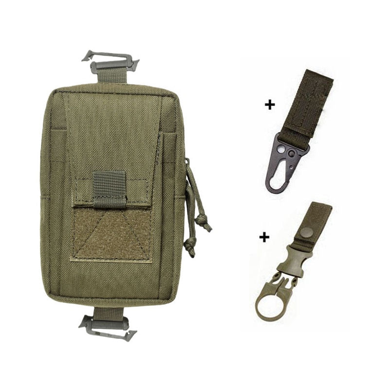 Molle Tactical waist Bag Outdoor Emergency edc pouch Phone Pack Sports Climbing Running Accessories Military Tool Hunting Bags