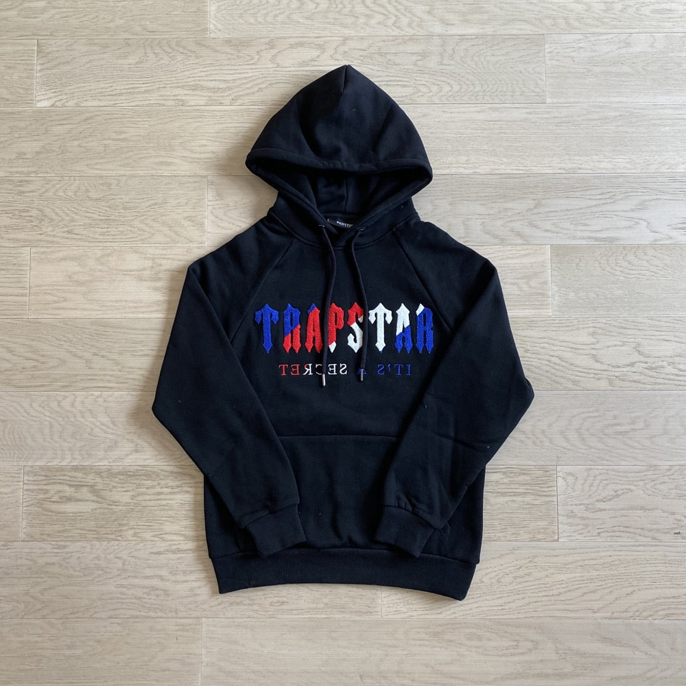 Men suits Trapstar Oversized Hoodies Men Woman 1:1 High Quality Towel Embroidery Pullovers Fleece Casual Trapstar Hoody hoodie