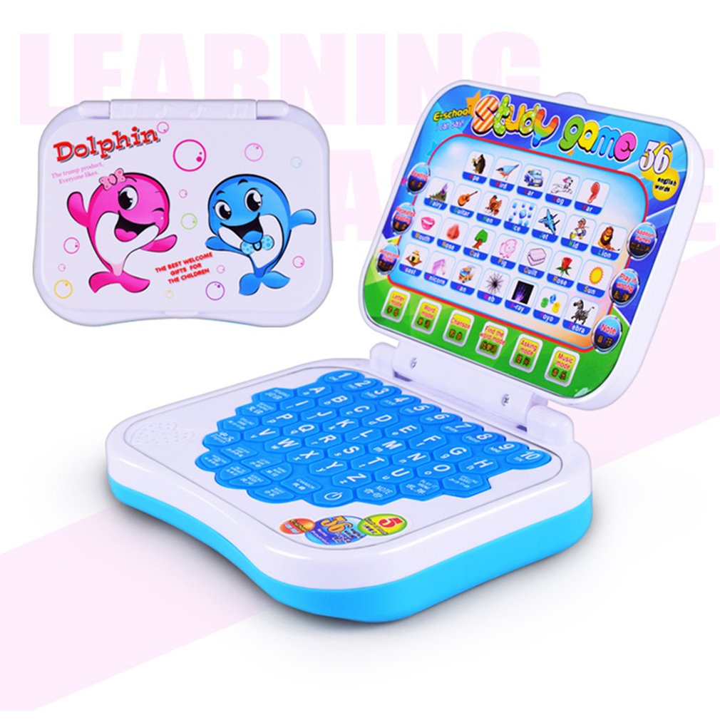 Educational Learning Kids Laptop Toys Early Machine Multi-function Alphabet Music Toy Puzzles Phonetic Language Sound Laptop Toy