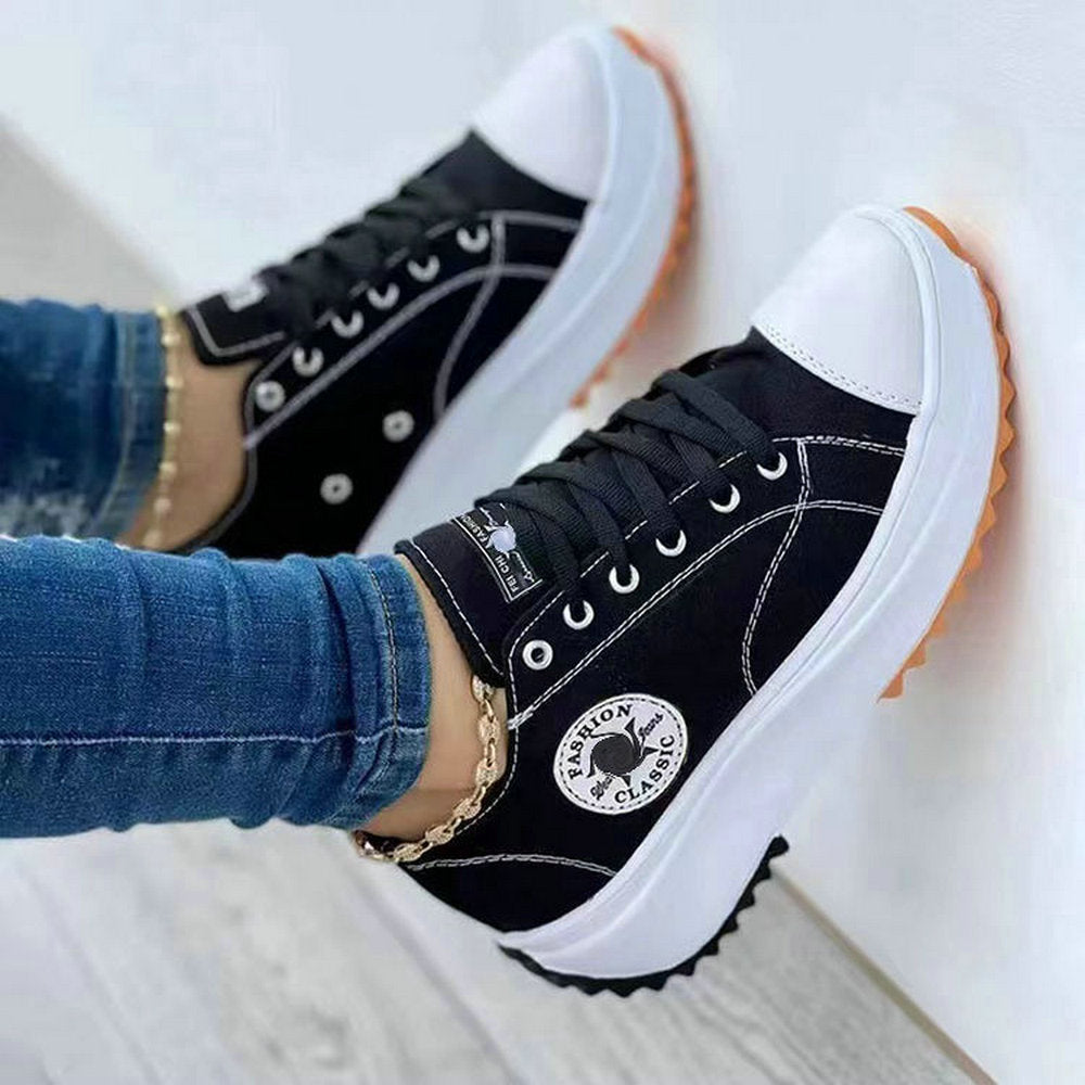 Canvas Sneakers Women Shoes Couple Canvas Shoe Casual Women Sport Shoes Male Flat Lace-Up Adult Zapatillas Mujer Chaussure Femme