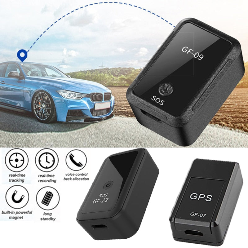 Setof GF07/09/22 Magnetic Mini Car Tracker GPS Real Time Tracking Locator Device Magnetic GPS Tracker Real-time Vehicle Locator