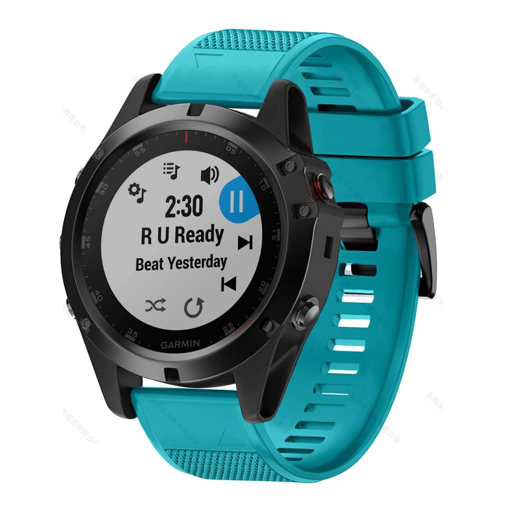 FIFATA Smart Watch Band Straps For Garmin Fenix 6 6S 6X 5X 5 5S 3 3HR Forerunner 935 945 Quick Release Strap Silicone Bracelet