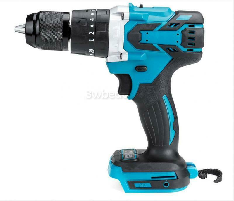 Cordless Electric Drill Hand Drill 20V Handheld Lithium Drill Blue-Black Drill Electric Screwdriver POWER TOOLS FOR HOME DIY