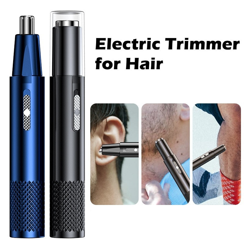 Electric Nose Hair Trimmer Men's Nose And Ear Remover Automatic Washable Electric Shaving Tools USB Rechargeable