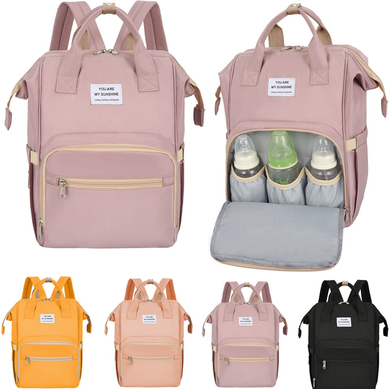 Diaper Bag Backpack Multifunction Waterproof Travel Back Pack Maternity Baby Nappy Changing Bag Large Capacity Stylish