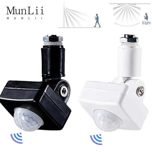 MunLii AC85-265V PIR Motion Sensor Outdoor Indoor Infrared Light Switch With LED Light Sensitive IP54 Time Delay Home Lighting