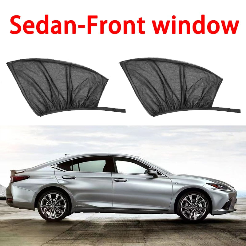 Universal 2PCS Car Styling car accessory Sun Side Window Shade Curtain Rear window Cover UV Protection Sunshade Visor Shield New