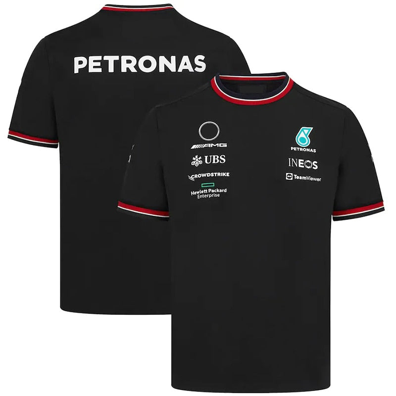 For Mercedes Benz Racing Team Keto F1 2022 Season Petronas Motorsport Men's Breathable Casual Short Sleeve T Shirt Summer