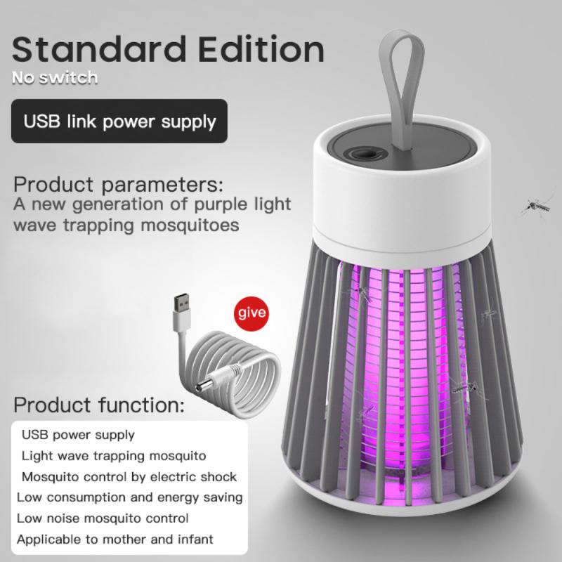 XIOAMI UV Mosquito Control Killer Lamp Indoor USB Electric Insect Rack Summer LED Seduce Mosquito Killer Lamp Outdoor Fly Trap