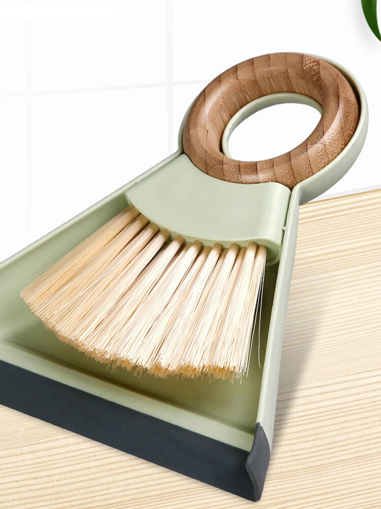 Desktop Cleaning Brootpan for Table Desk Keyboardm Dustpan Set Mini Handy Dust Cleaning Sweeping Brush Dus